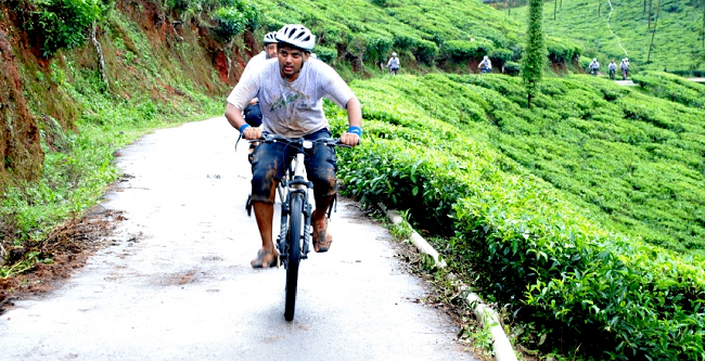Vythiri Wayanad Tea Plantation Cycling